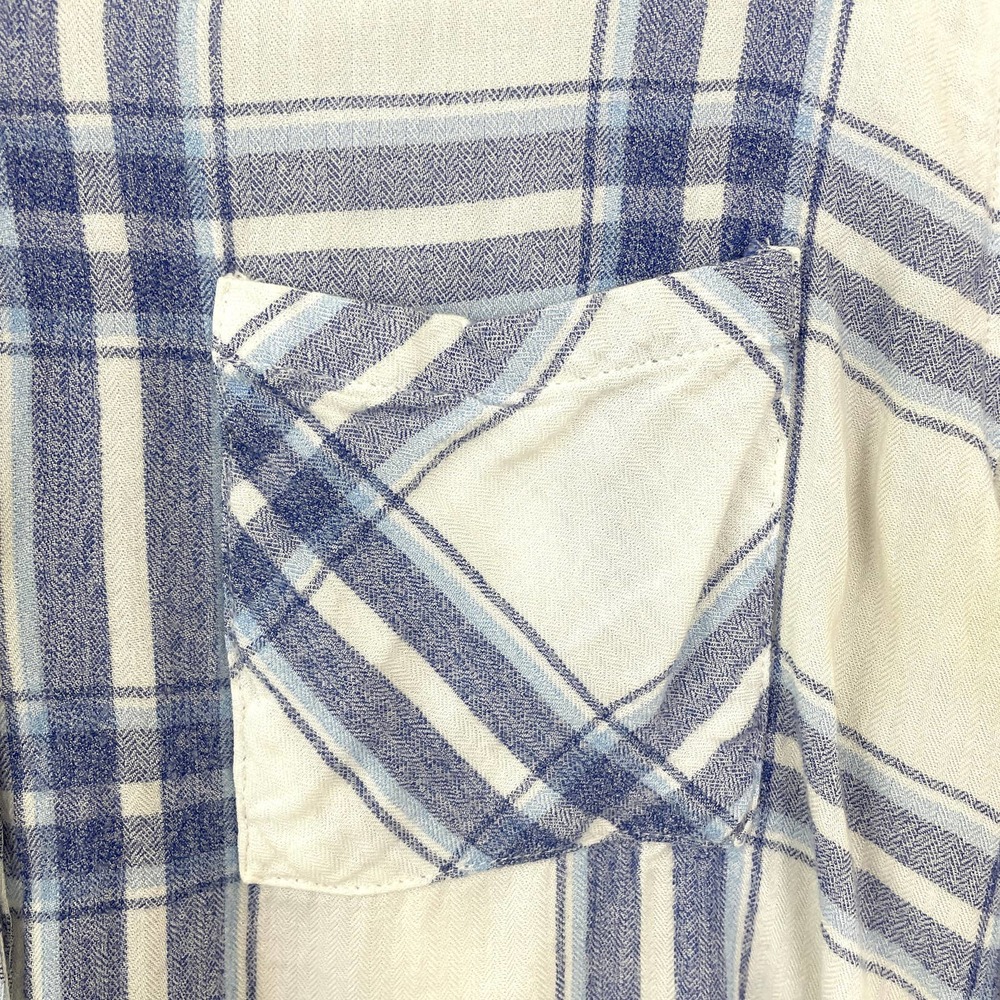 Rails Women's Rayon Plaid Button Front Shirt Hunt… - image 7